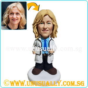 Custom 3D Female (Unisex) Doctor On Duty Figurine